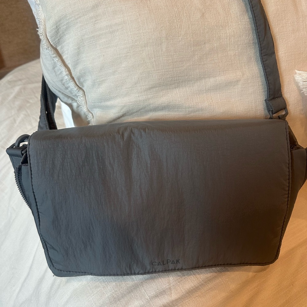 Calpak Gray Messenger Bag Minimalist Design
